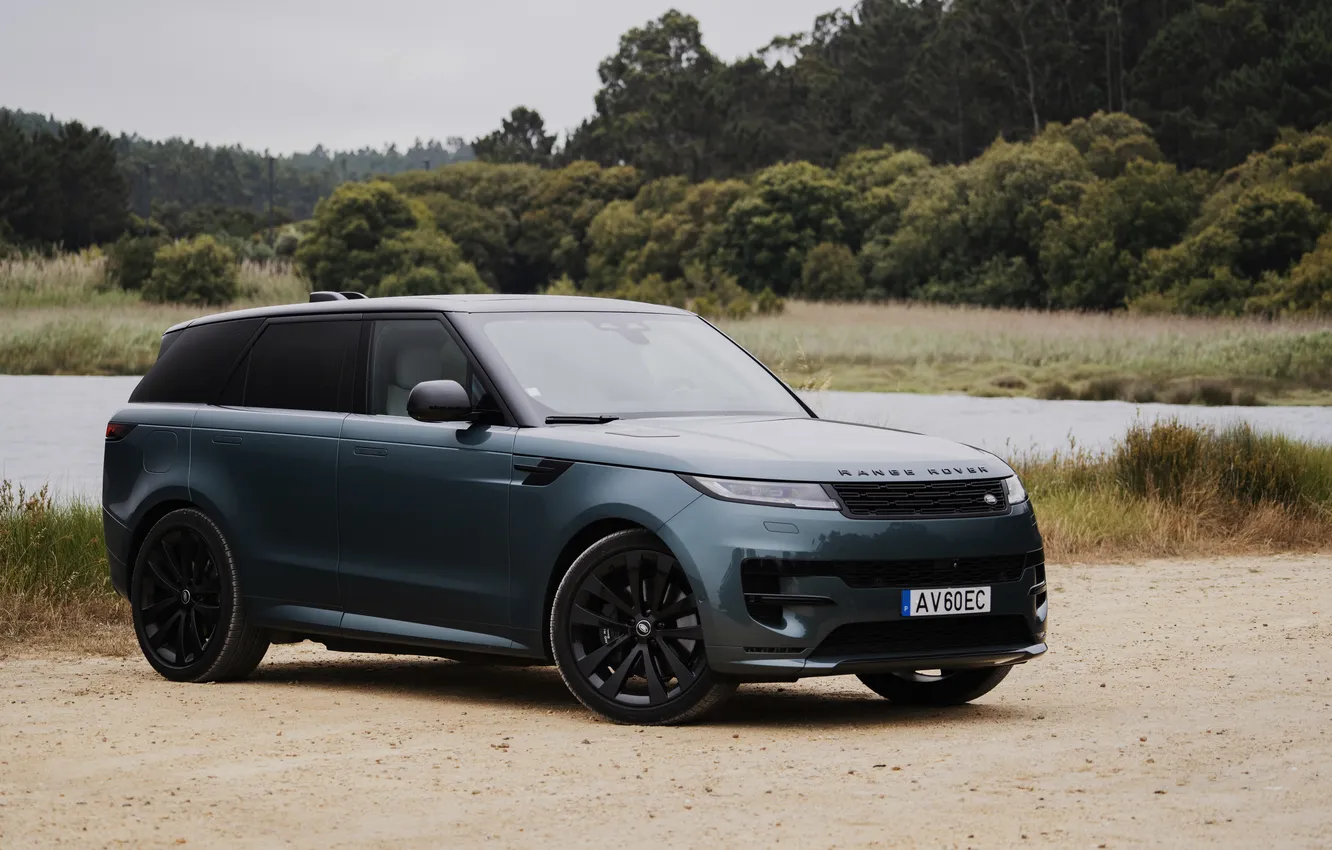 Photo wallpaper Land Rover, Range Rover, Range Rover Sport, lake, First Edition