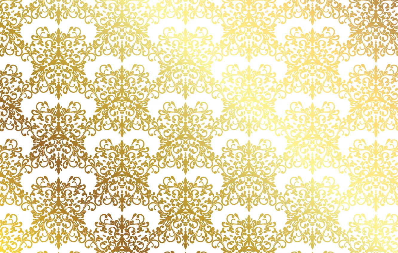 Photo wallpaper gold, pattern, texture, gold, ornament, pattern
