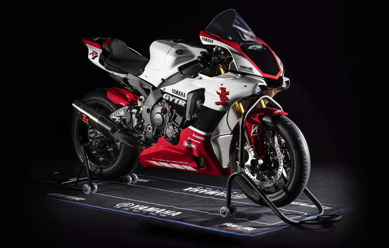 Photo wallpaper motorcycle, bike, Yamaha, YZF-R1, 2019, GYTR