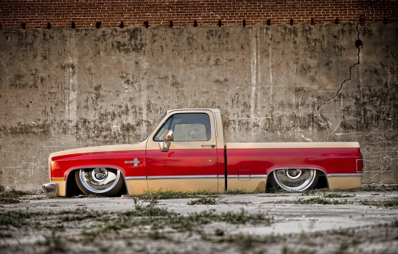 Photo wallpaper drives, pickup, Chevrolet Silverado