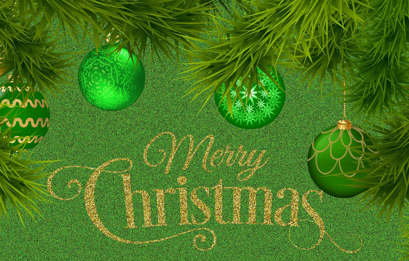 Photo wallpaper Graphics, Christmas, Bauble