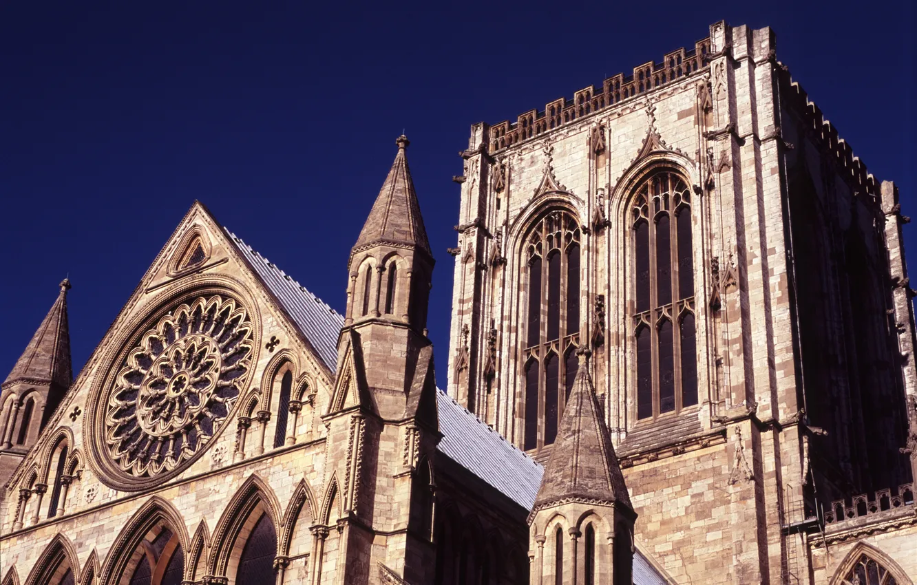 Photo wallpaper England, Cathedral, UK, York, County, North Yorkshire, Gothic