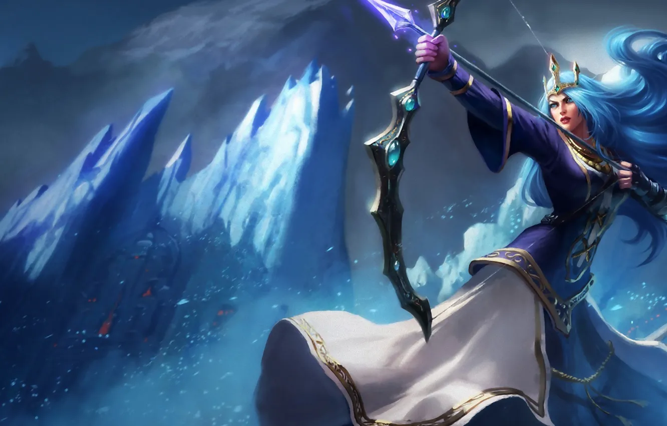 Photo wallpaper League of Legends, Ashe, lol, LoL, League Of Legends, ADK, ADK