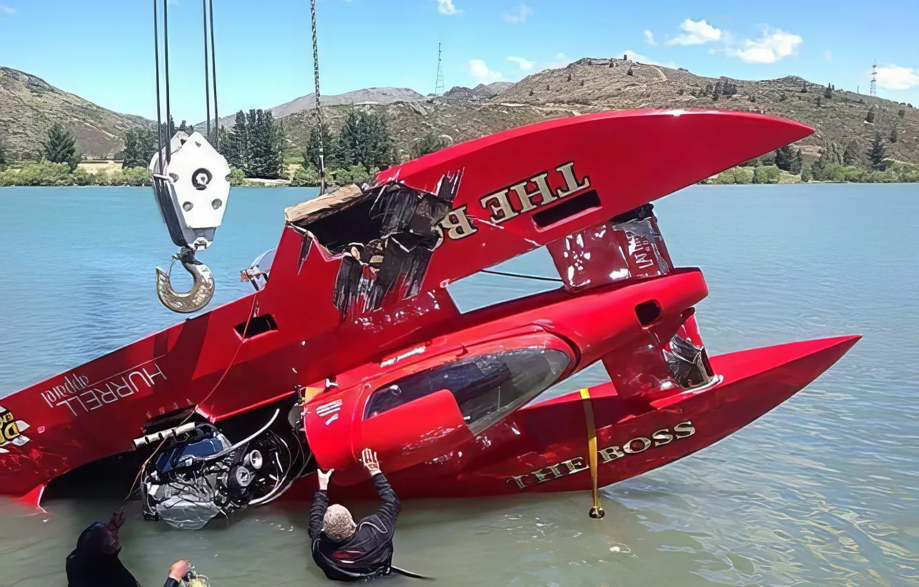 Photo wallpaper race, boat, speed