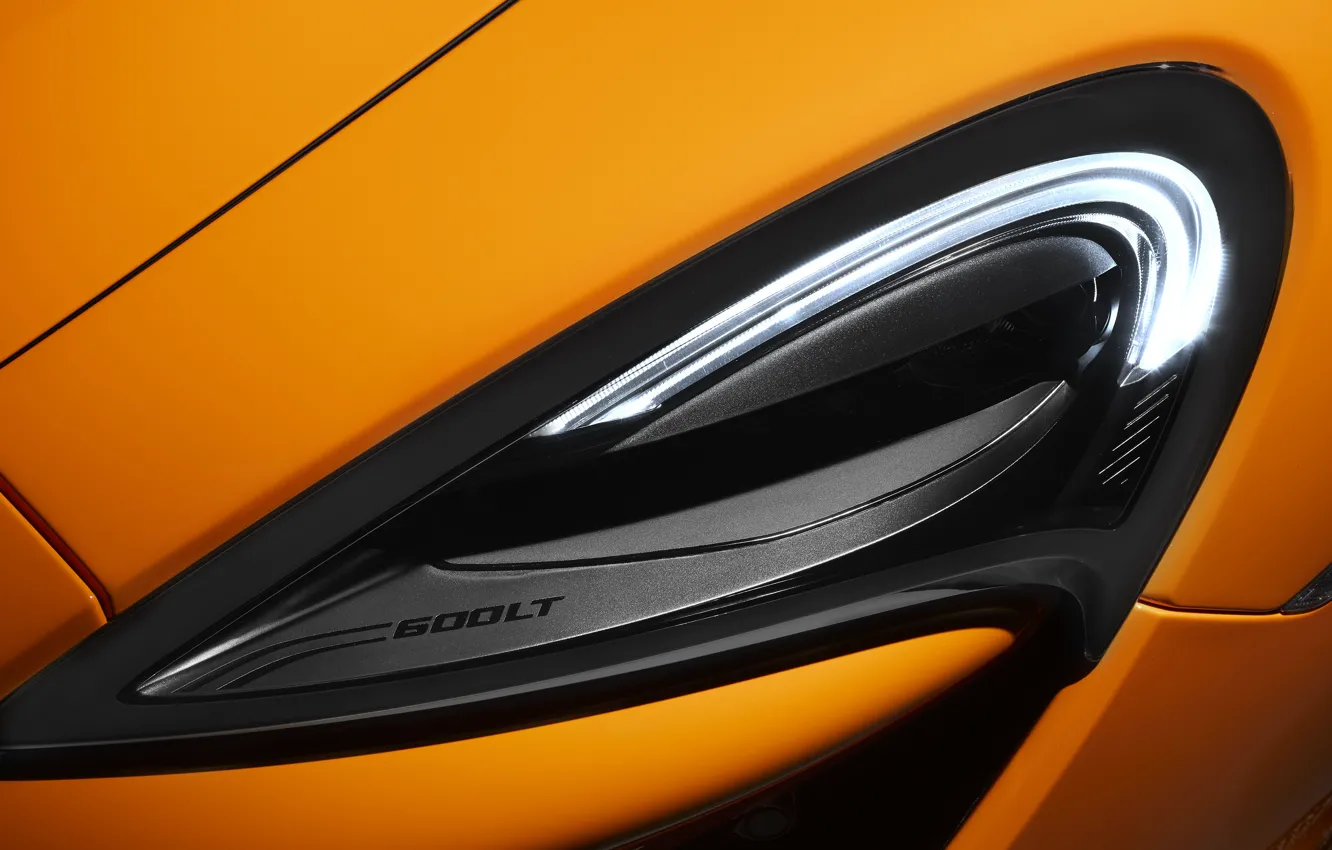 Photo wallpaper McLaren, headlight, supercar, 2019, 600LT