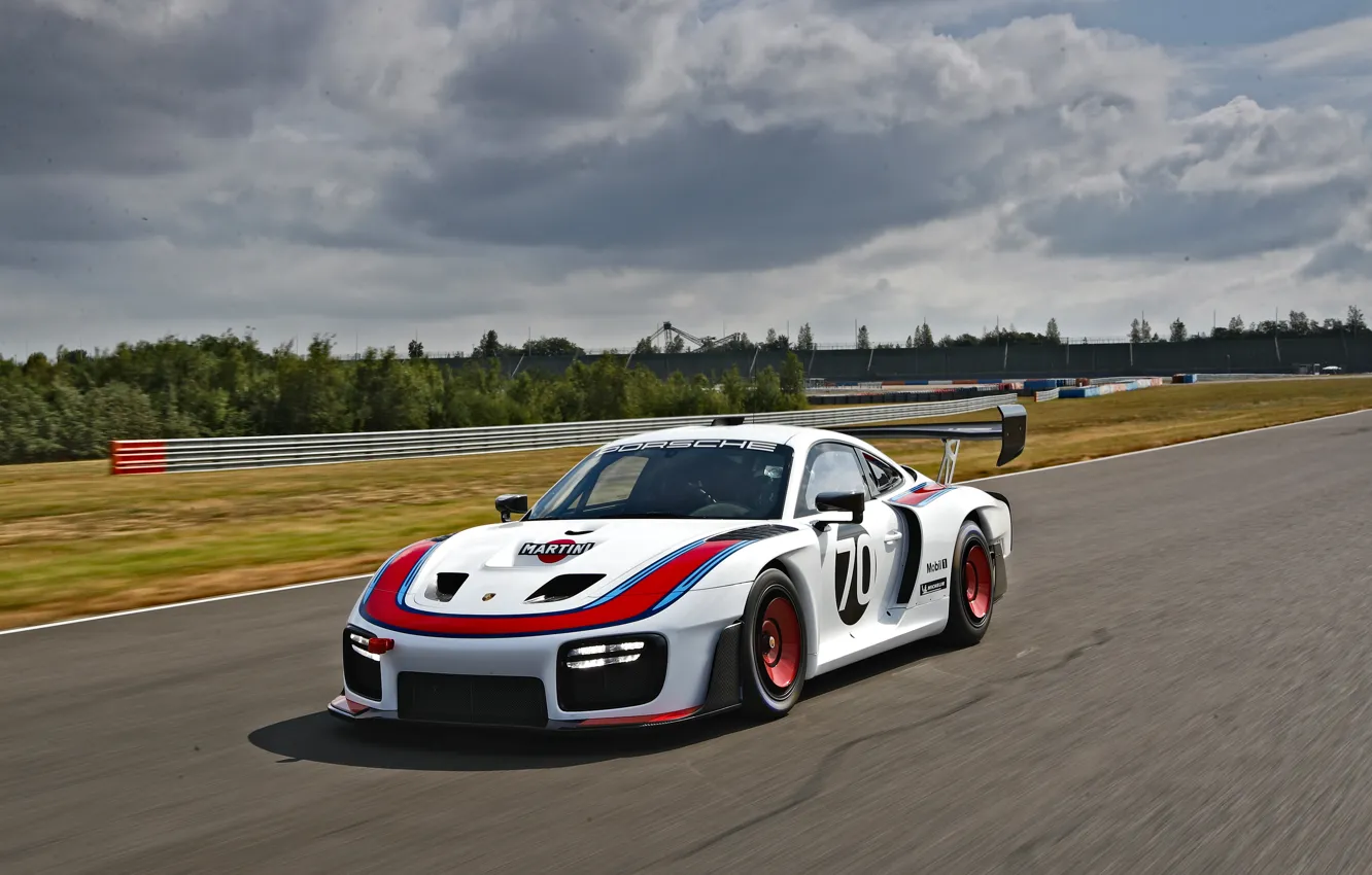 Photo wallpaper Porsche, Speed, Track, 2019, Porsche 935, Porsche 935 (991)
