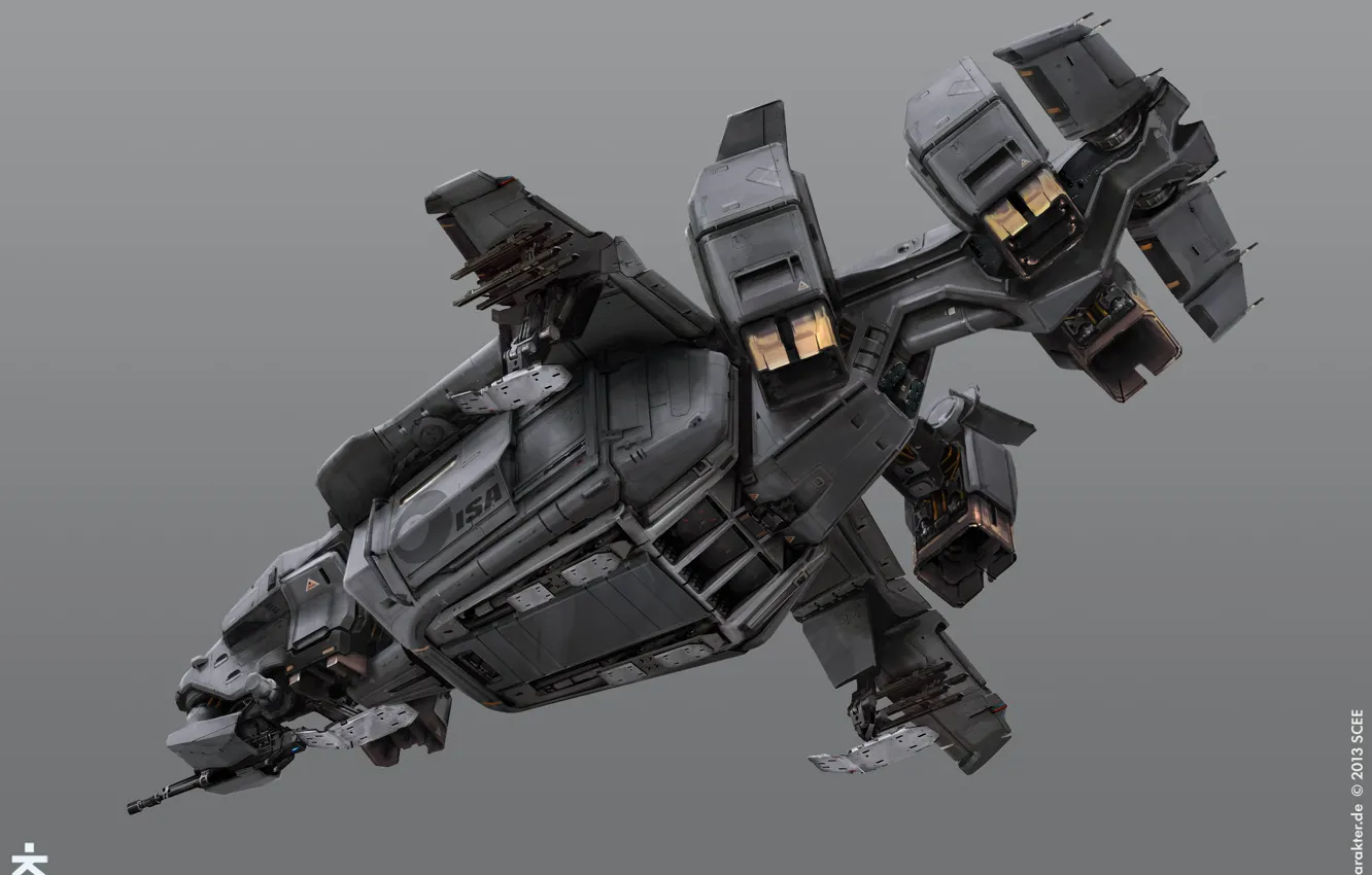 Photo wallpaper killzone, plane, helghast