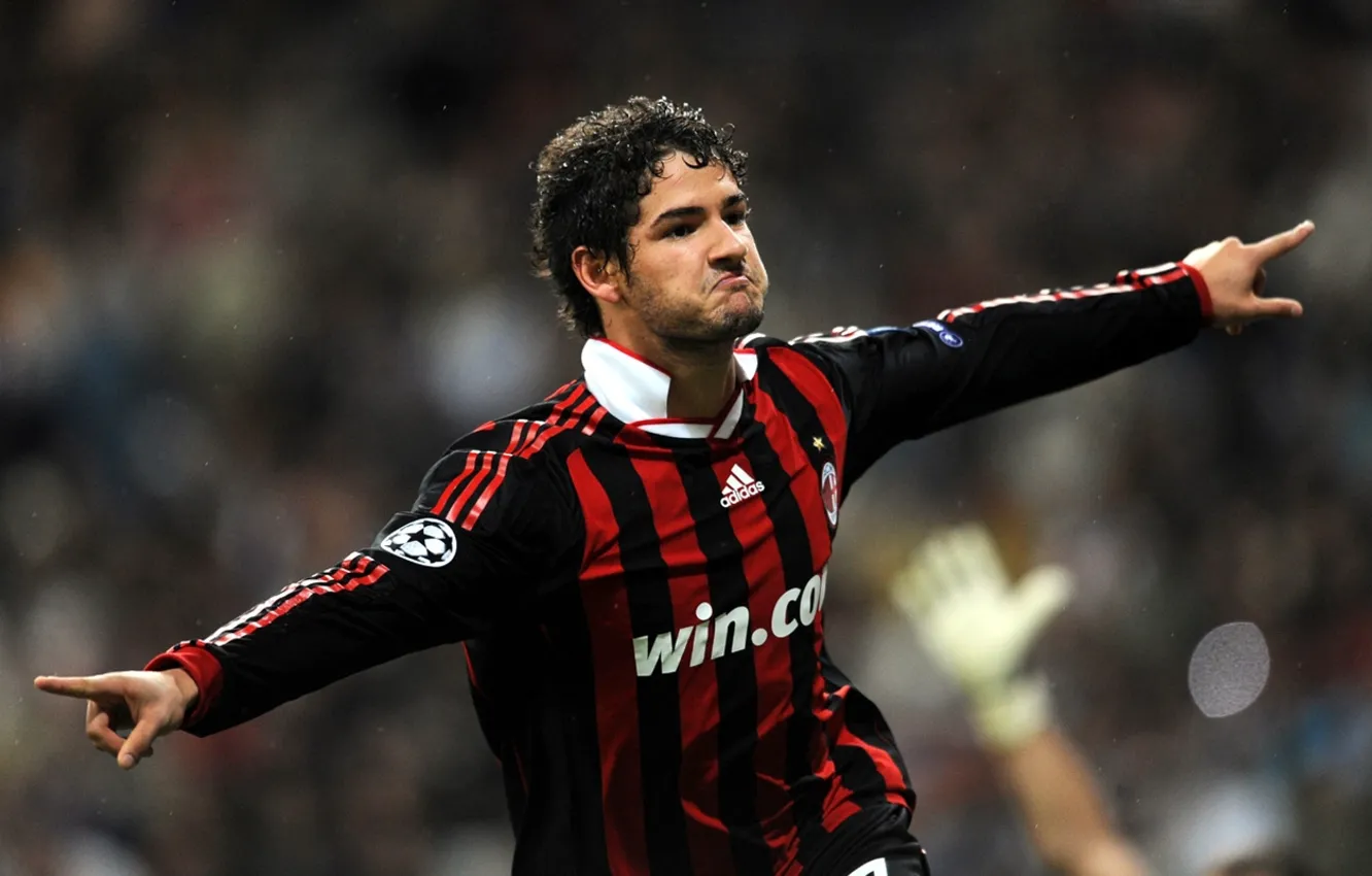 Photo wallpaper soccer, AC-Milan, Alexandre Pato