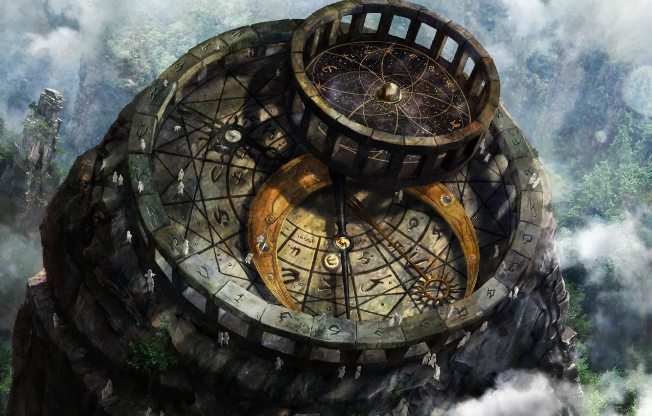 Photo wallpaper art, Illustrator, Sundial of the Infinite_Magic the Gathering, Vincent Proce