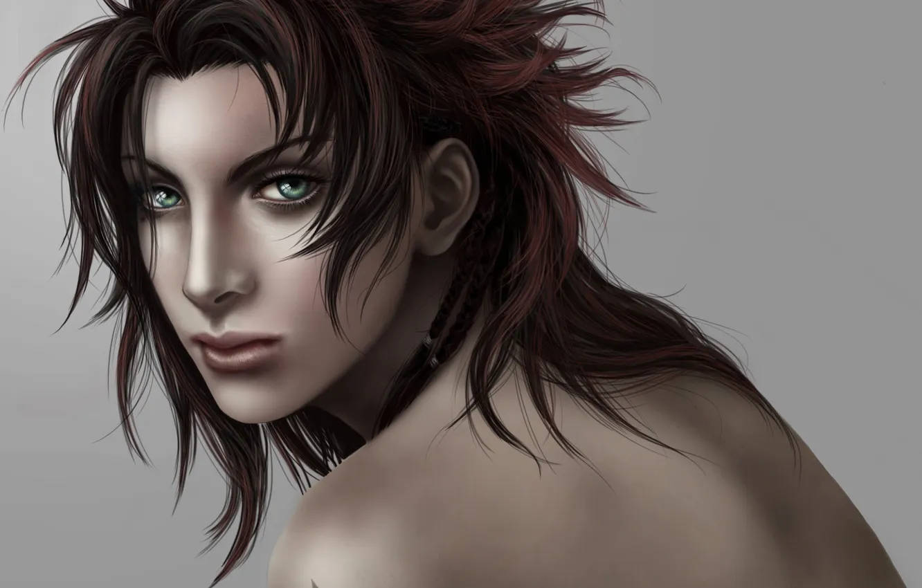 Photo wallpaper girl, face, tattoo, art, Final Fantasy XIII, Oerba Yun Fang