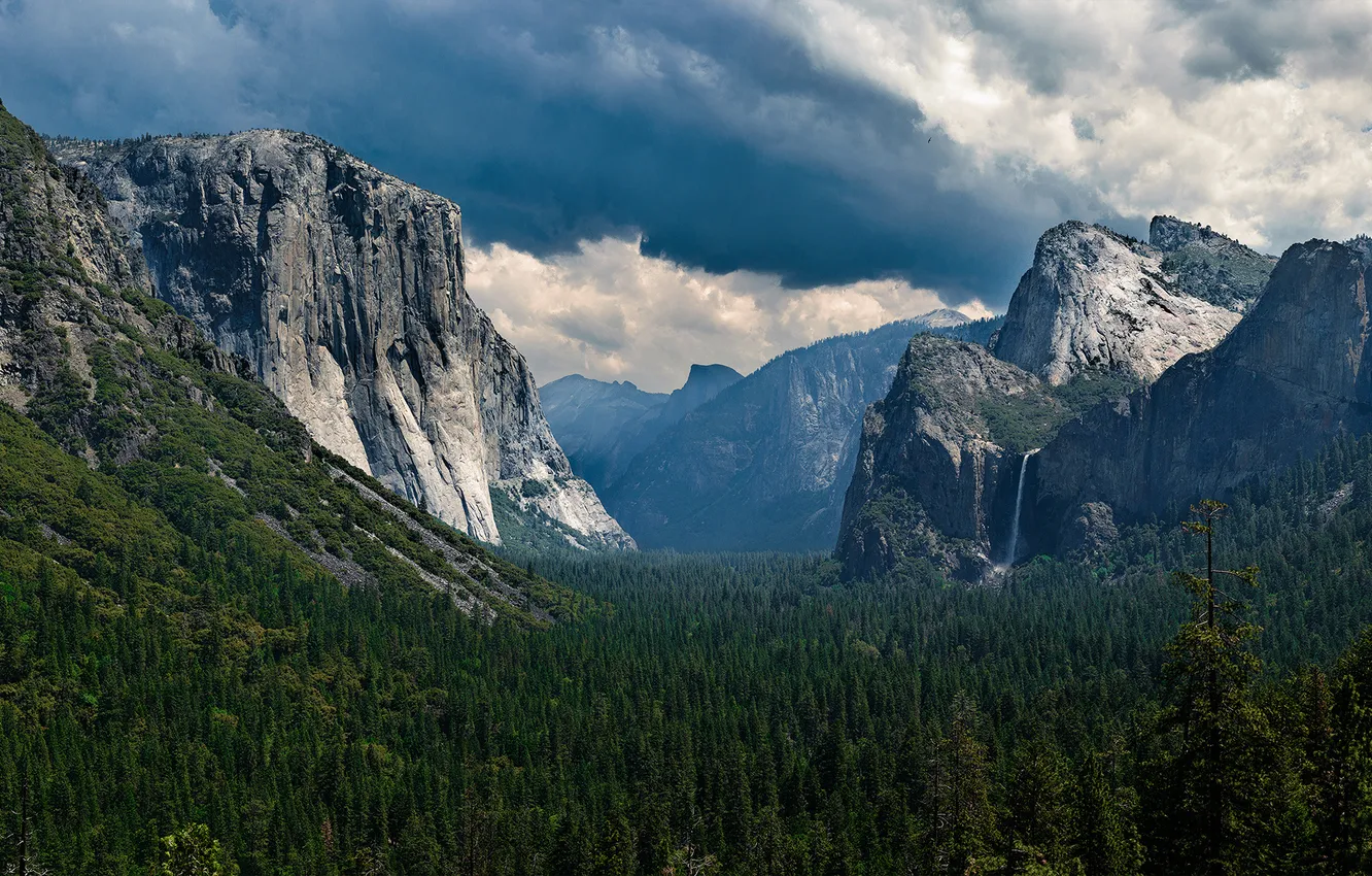 Photo wallpaper spring, CA, USA, Yosemite, national Park, state
