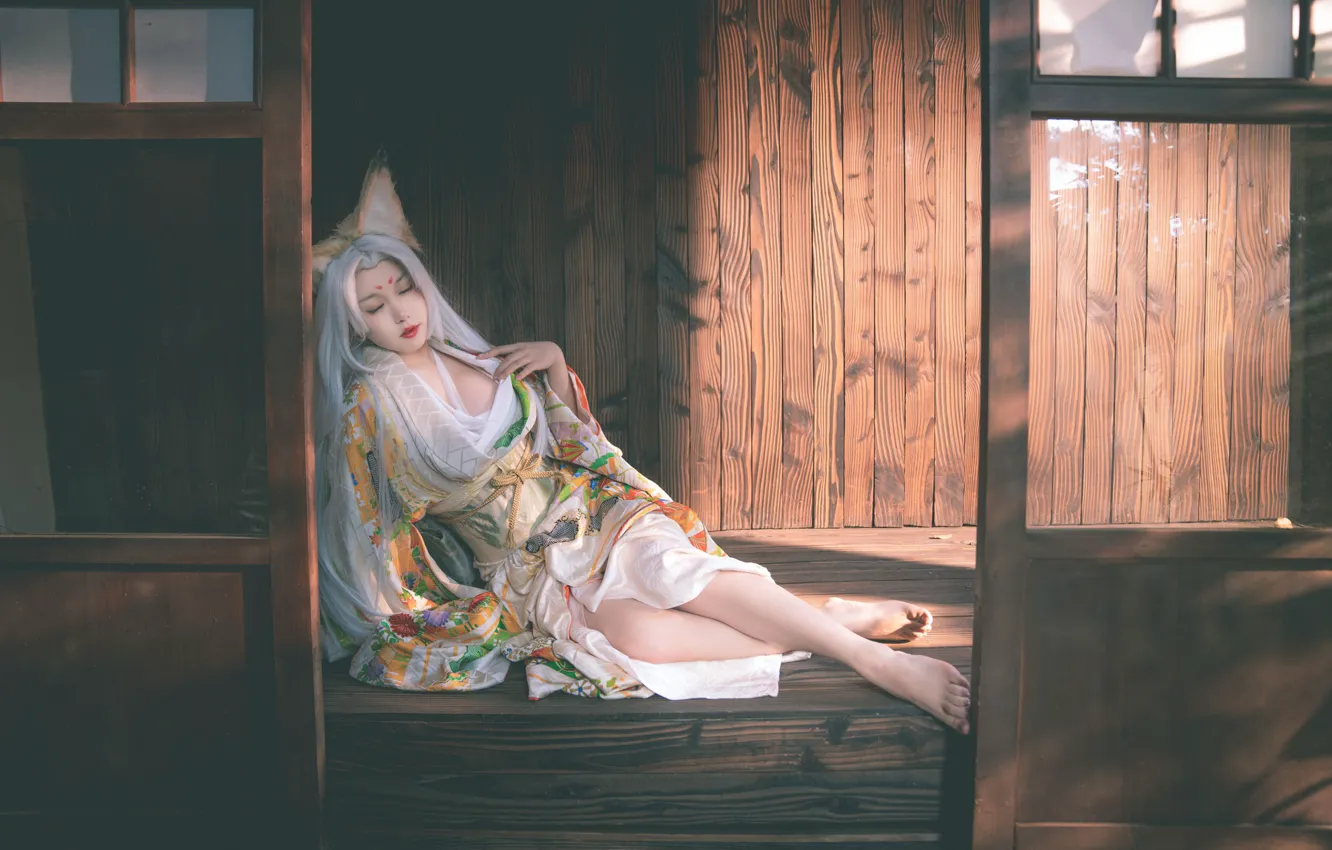 Photo wallpaper girl, Asian, cosplay