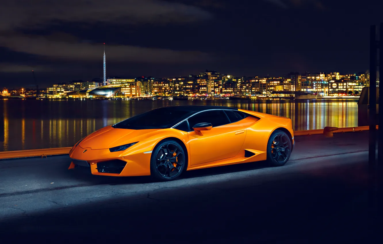 Photo wallpaper Lamborghini, Huracan, 2016, LP 580-2