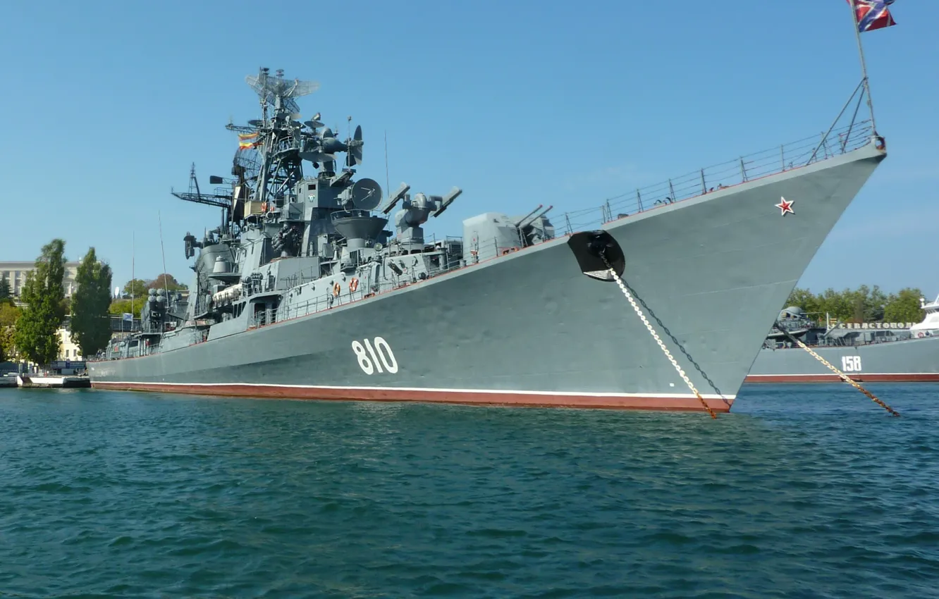 Photo wallpaper pier, Quick-witted, patrol, Sevastopol