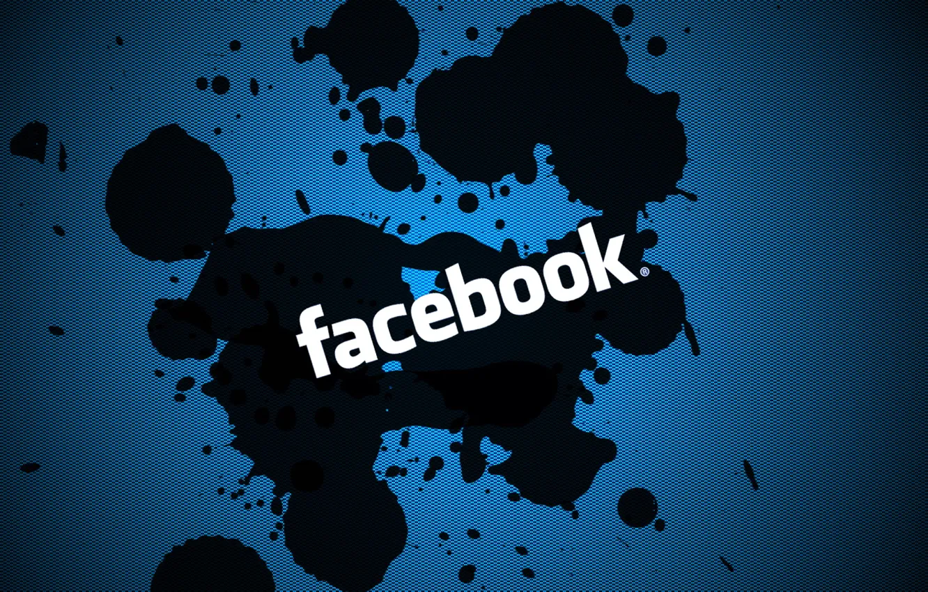 Photo wallpaper logo, facebook, social network