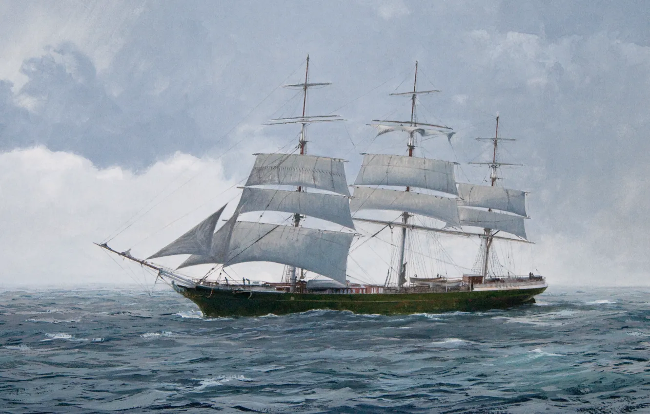 Photo wallpaper sea, ship, 1876 - 1903, ARISTIDES