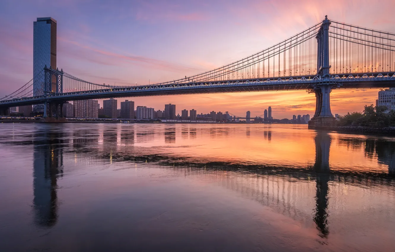 Photo wallpaper United States, New York, Fulton Ferry