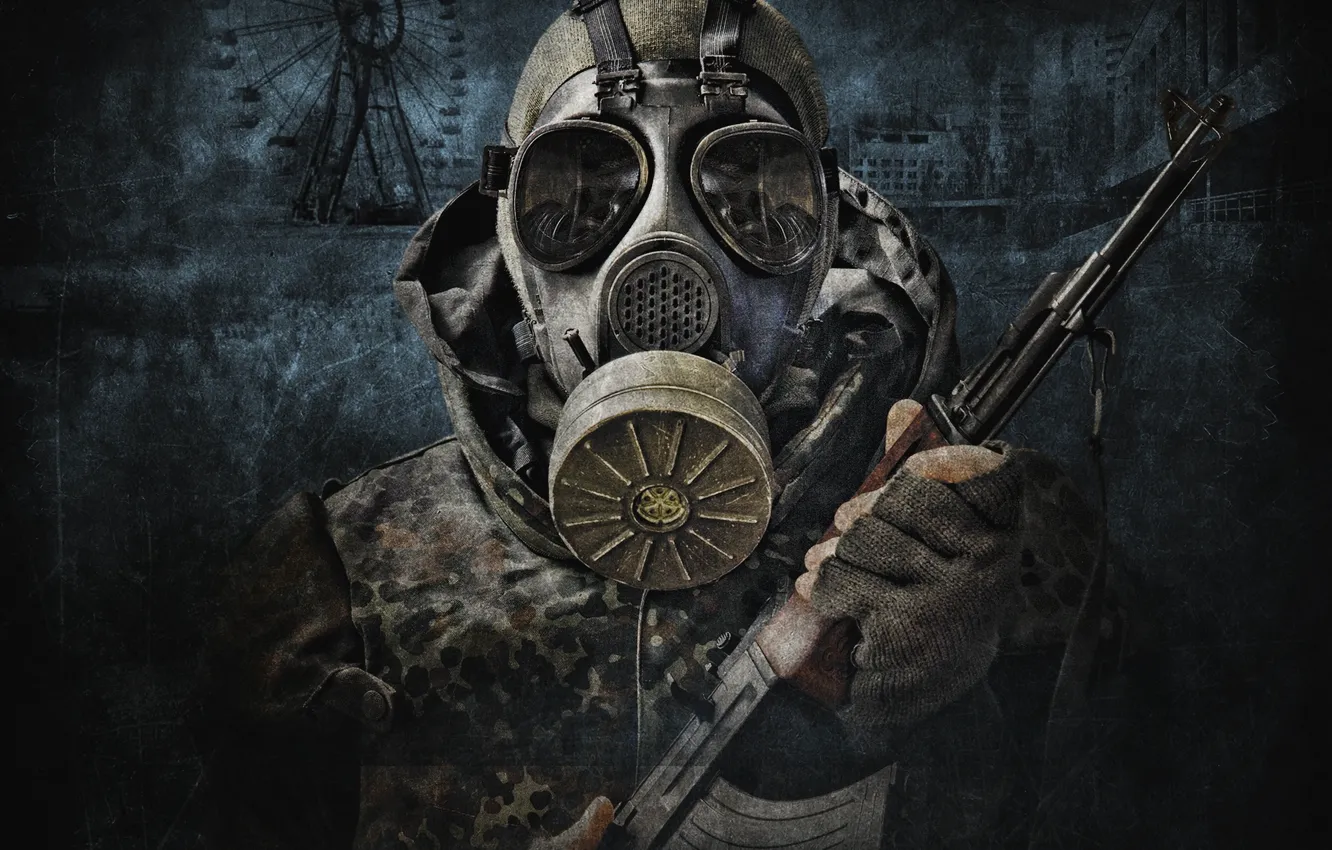 Photo wallpaper soldiers, Stalker, call of Pripyat, Pripyat, Kalash, S.T.A.L.K.E.R, Call Of Pripyat