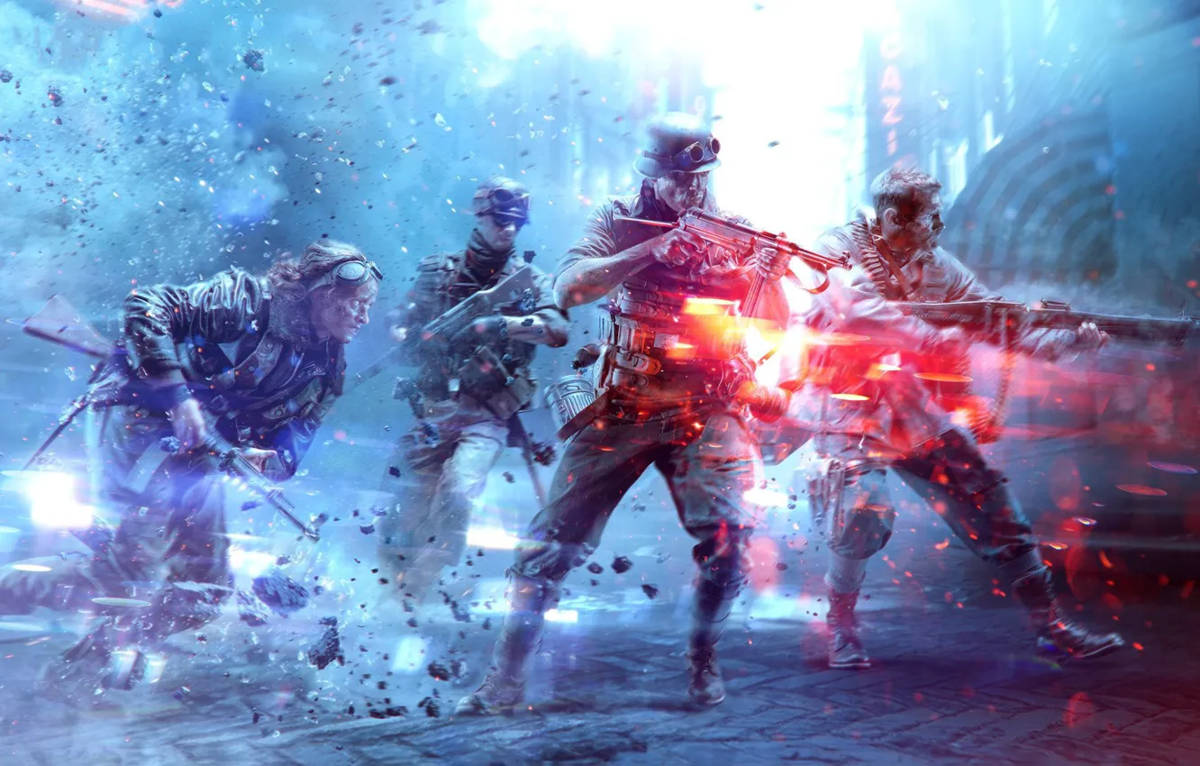 Photo wallpaper battlefield, Electronic Arts, DICE, Battlefield 5, Battlefield V