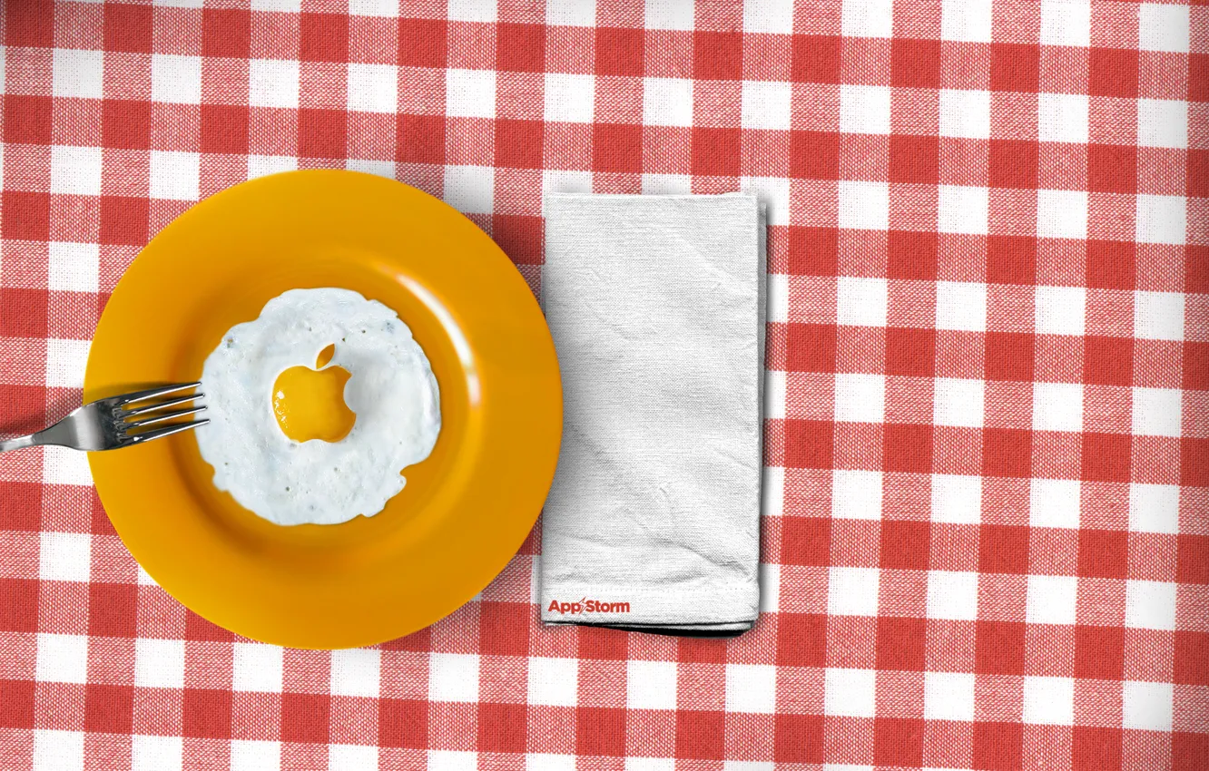 Photo wallpaper food, the eggs, aple