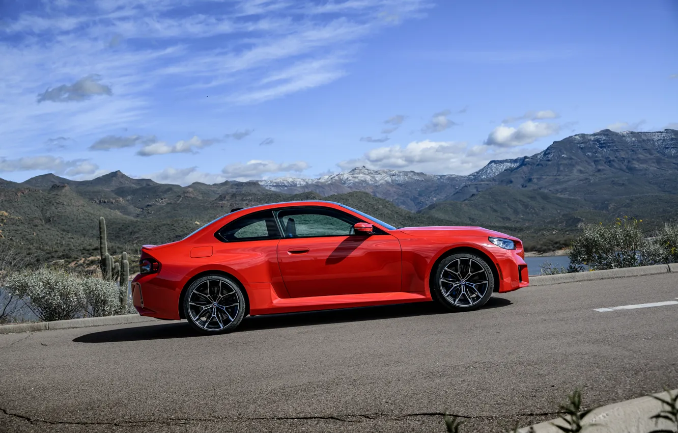 Photo wallpaper car, BMW, sky, M2, G87, 🤢, BMW M2 AT