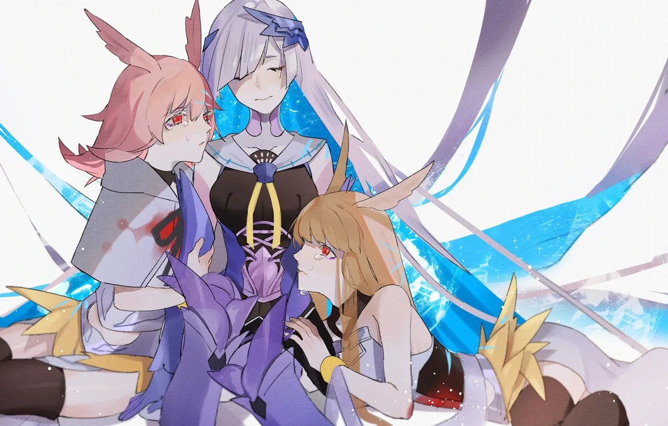 Photo wallpaper background, girls, trio, Fate / Grand Order, The destiny of a great campaign