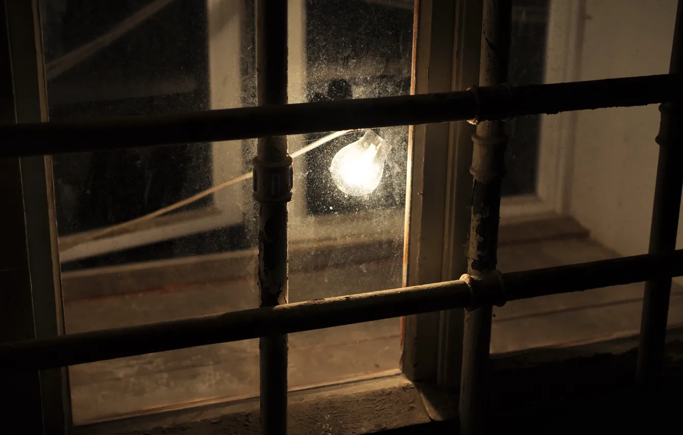 Photo wallpaper background, lamp, window