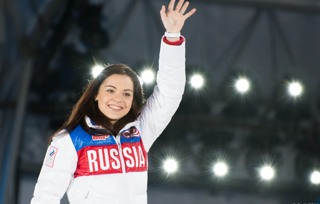 Photo wallpaper smile, Girl, Olympics, girl, Russia, Russia, Sochi, 2014