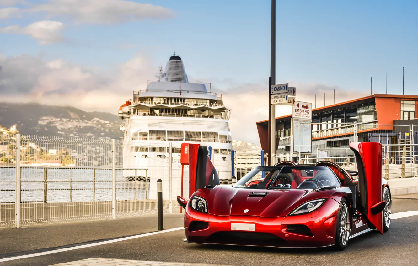 Photo wallpaper red, Koenigsegg, Agera, hypercar, Koenigsegg Agera, Koenigsegg Agera R