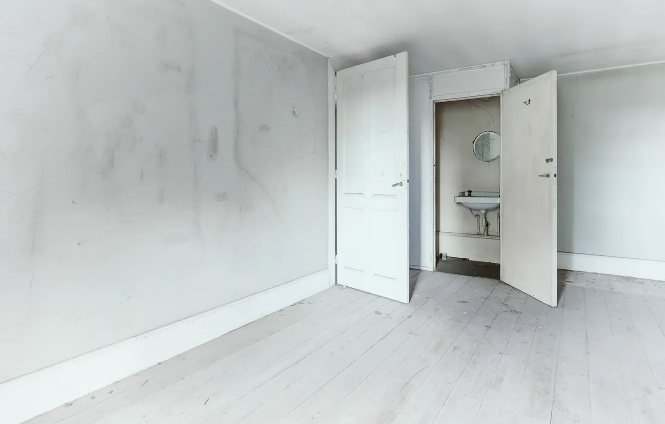 Photo wallpaper background, room, the door
