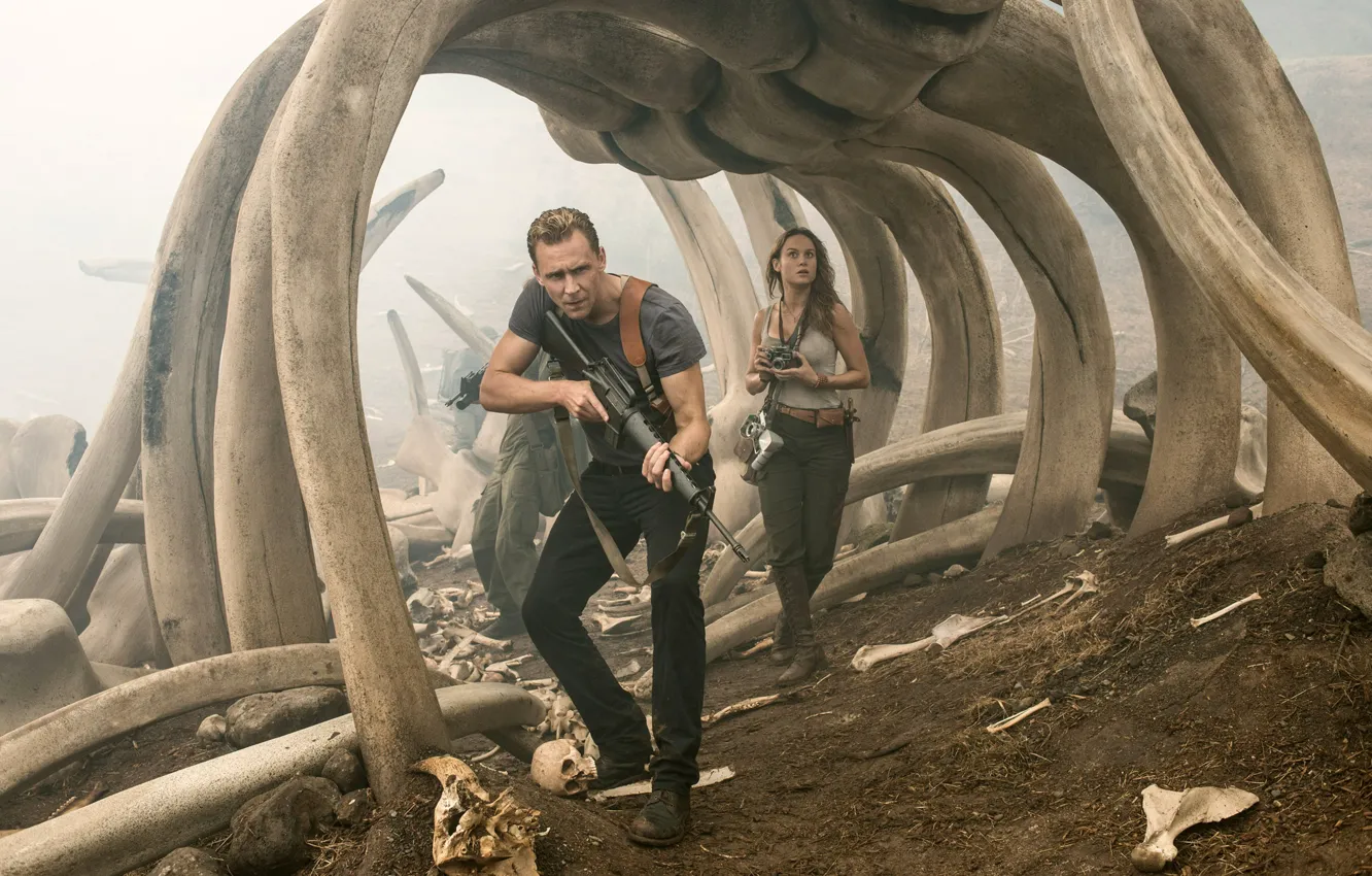 Photo wallpaper girl, weapons, fiction, skull, frame, the camera, bones, skeleton