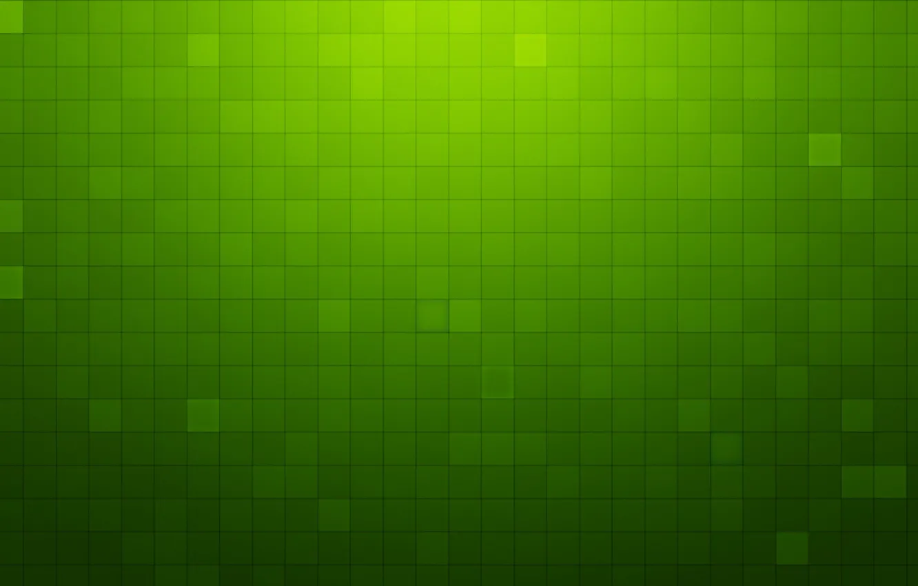 Photo wallpaper Wall, Color, Figures, Texture, Squares, Green Square