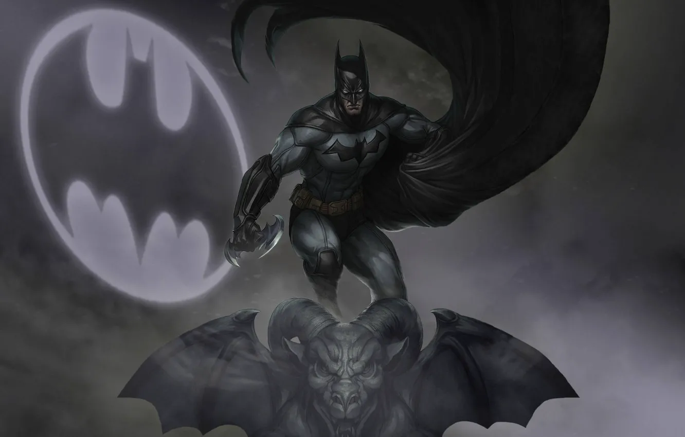 Photo wallpaper hero, Batman, The Avengers