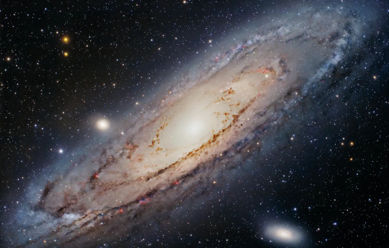 Photo wallpaper Andromeda Galaxy, M31, the Andromeda galaxy