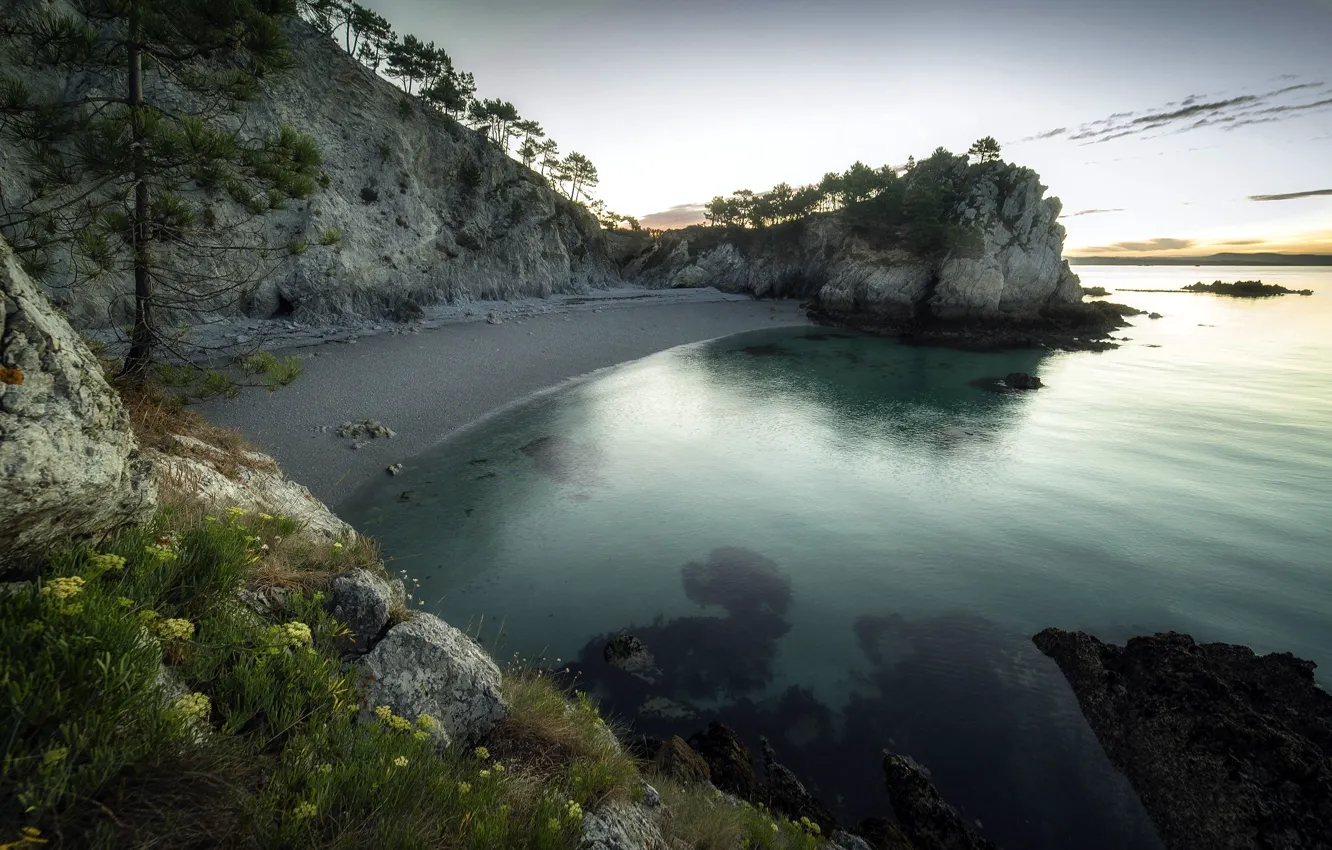 Photo wallpaper sea, summer, shore