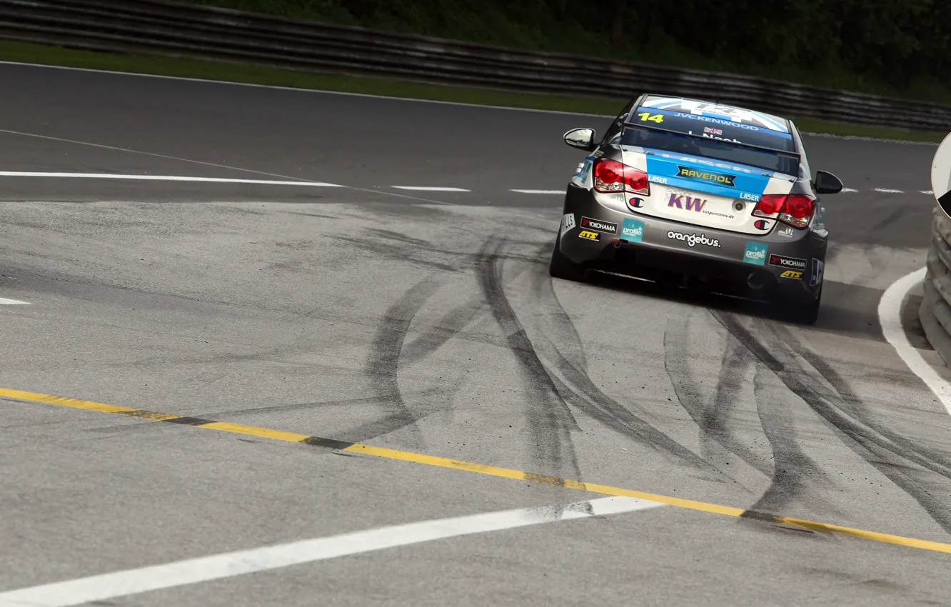 Photo wallpaper track, Austria, Chevrolet, race, car, Cruze, WTCC, world touring