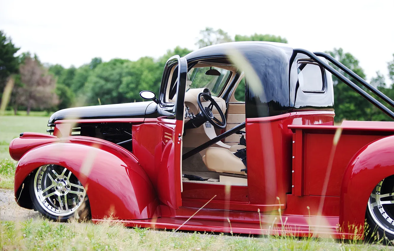 Photo wallpaper machine, auto, nature, retro, Wallpaper, tuning, cars, wallpaper