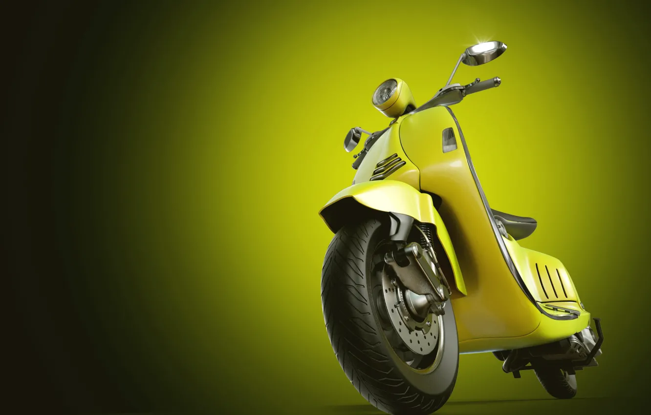 Photo wallpaper transport, scooter, scooter