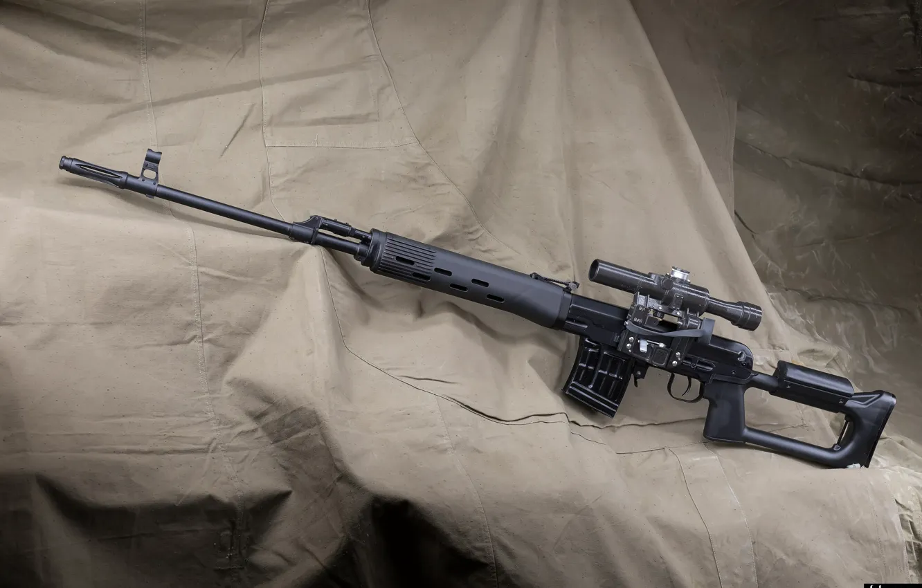 Photo wallpaper Trunk, SVD, Dragunov Sniper Rifle