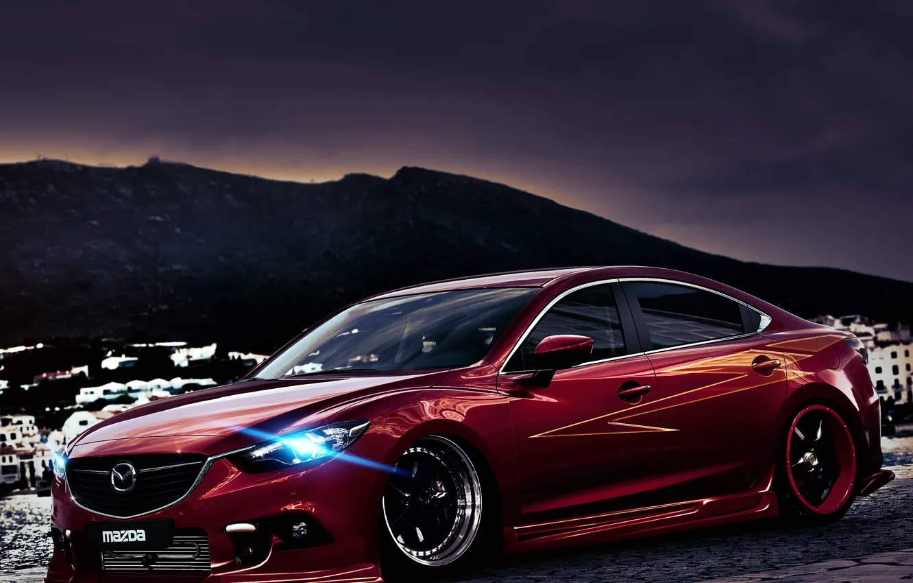 Photo wallpaper Mazda, cars, tuning