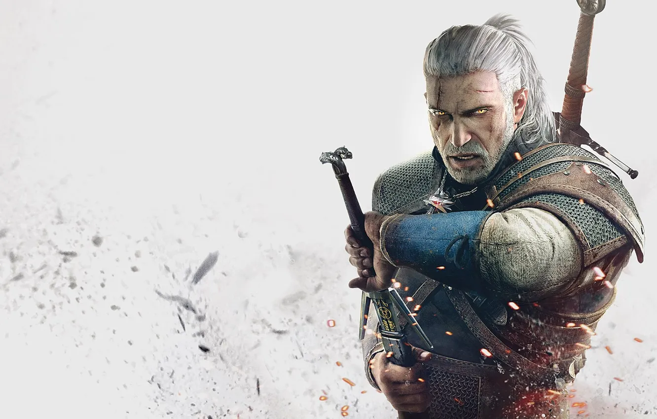 Photo wallpaper sword, male, the Witcher, The Witcher 3: Wild Hunt, The Witcher 3: Wild Hunt