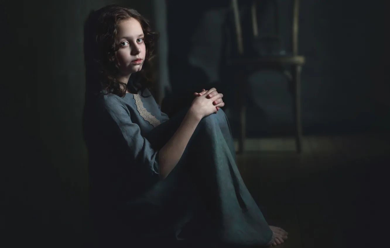 Photo wallpaper girl, portrait, Vadim Morozov