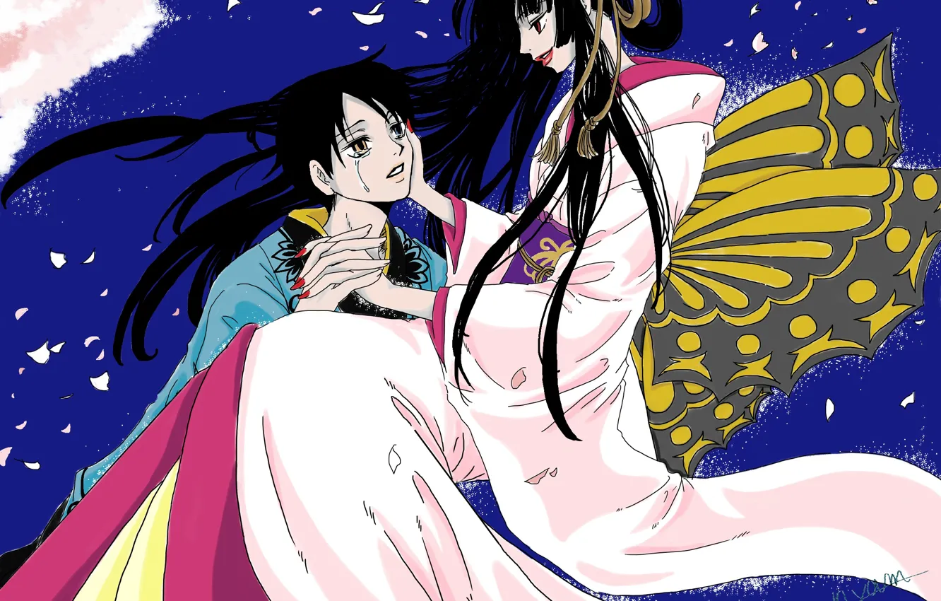 Photo wallpaper xxxHolic, Kimihiro Watanuki, Yuuko Ichihara