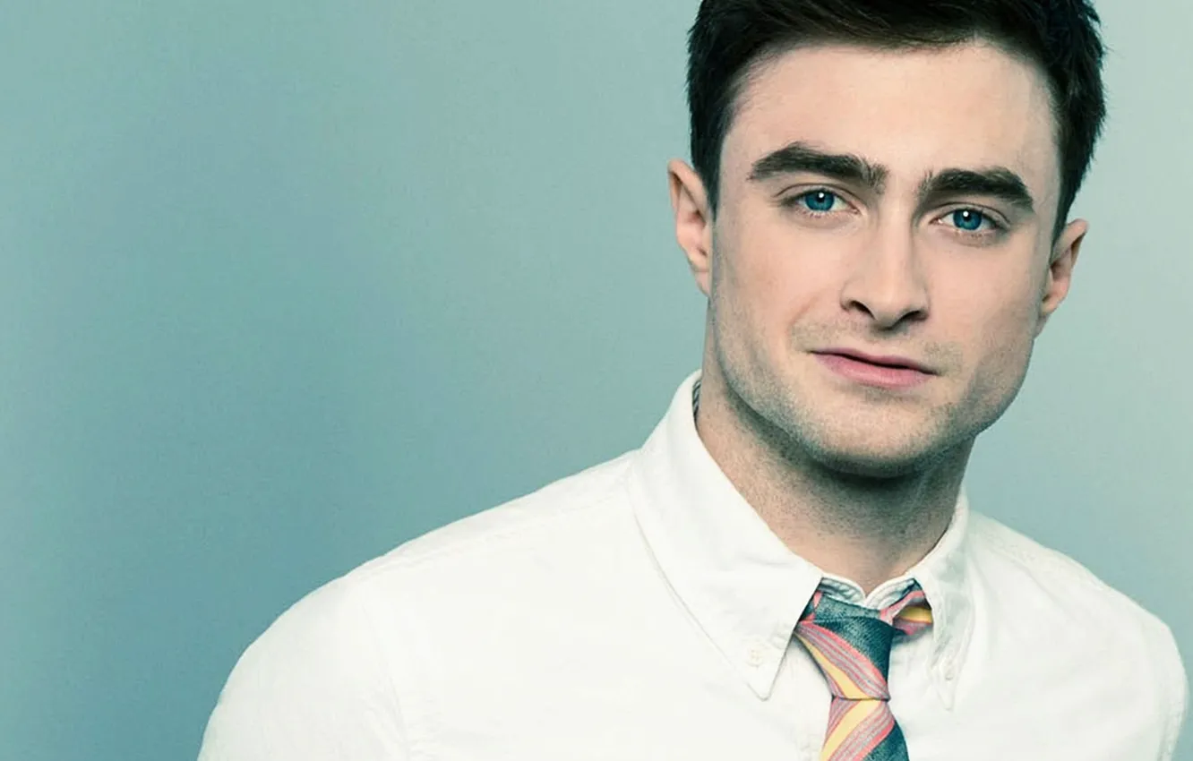 Photo wallpaper tie, actor, male, celebrity, bristles, Daniel Radcliffe
