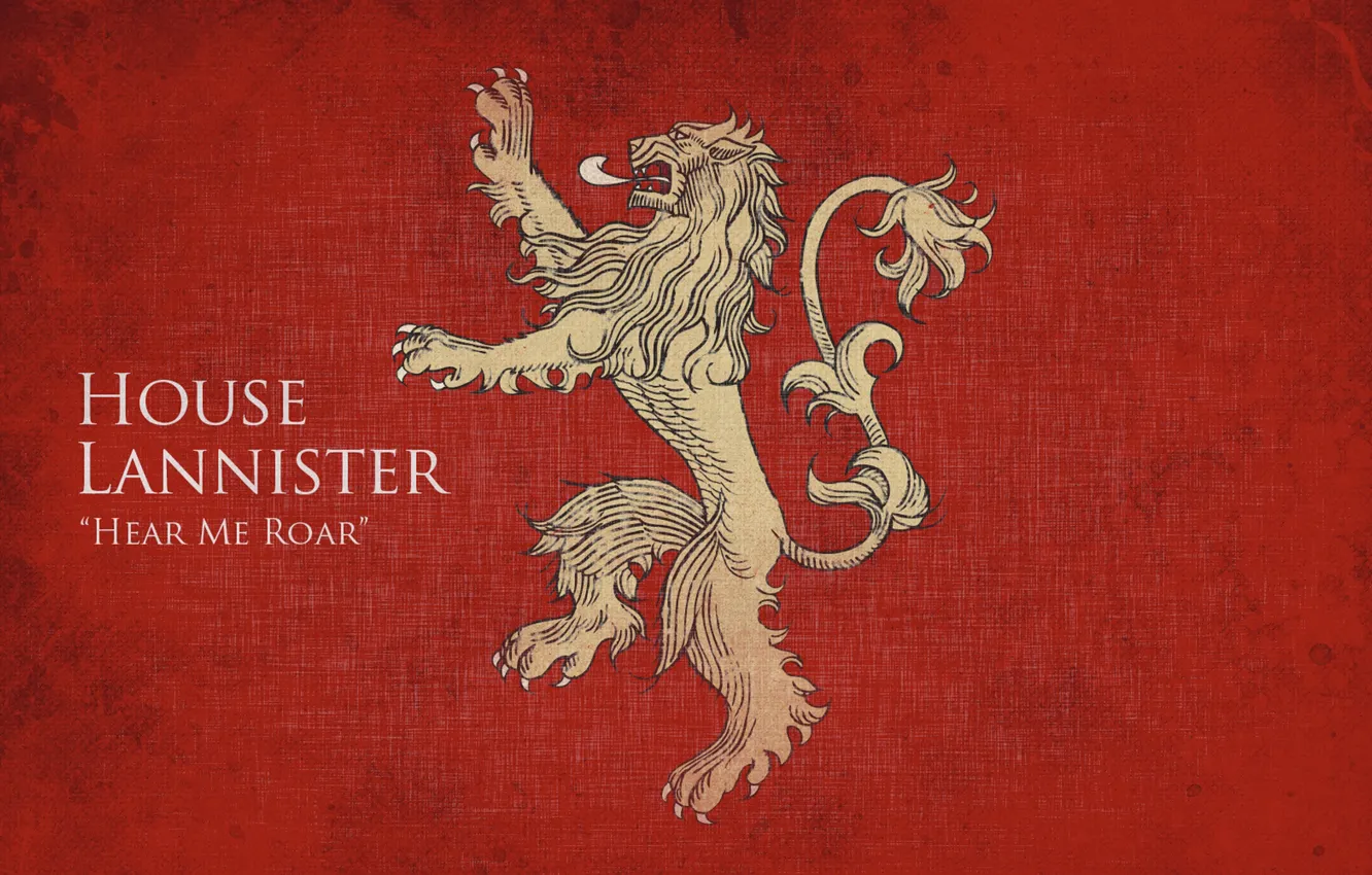 Photo wallpaper Game of Thrones, game of thrones, House Lannister