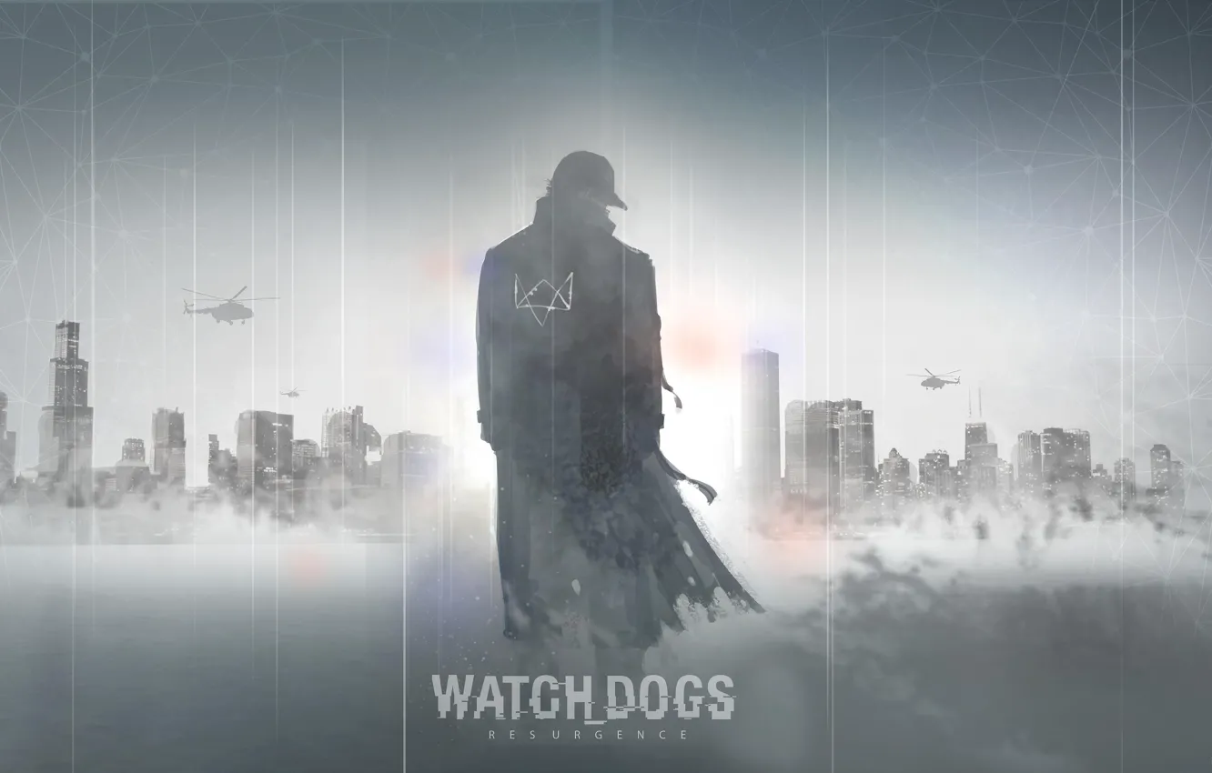 Photo wallpaper The game, Art, Illustration, Concept Art, Watch Dogs, Character, Revenge, Watchdogs