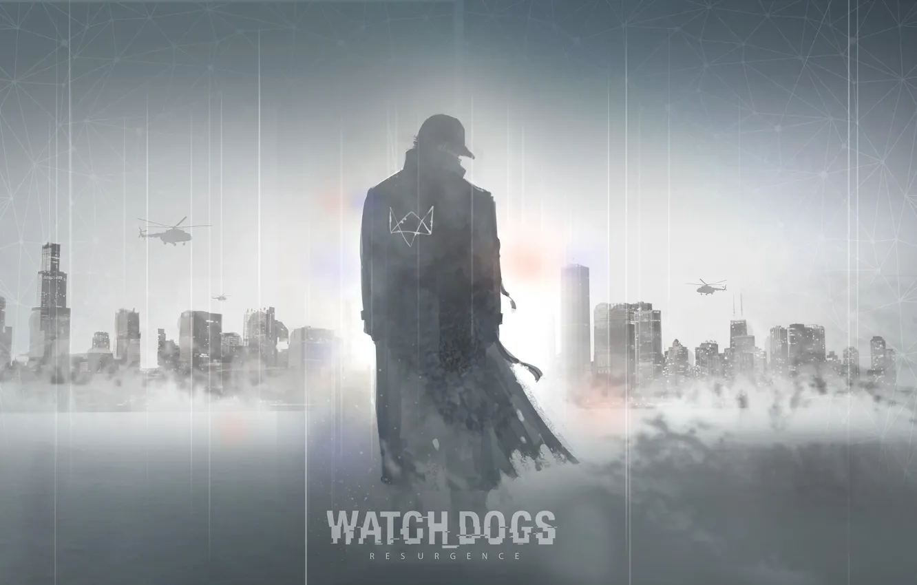 Photo wallpaper the game, art, characters, Illustration, Concept Art, Watch Dogs, Revenge, Aiden Pearce