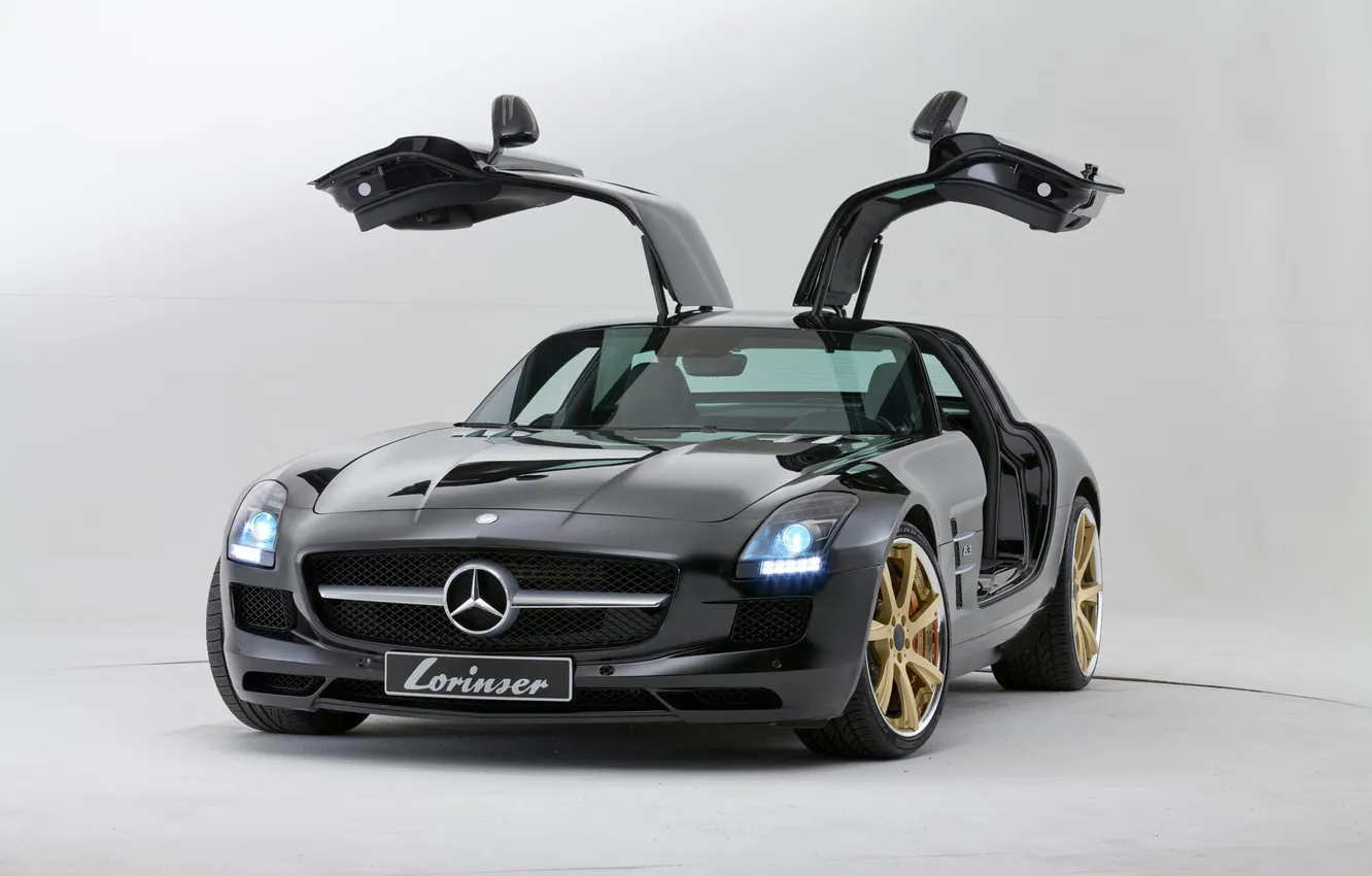 Photo wallpaper cars, Mercedes, Benz, Mercedes, cars, AMG, SLS, auto wallpapers
