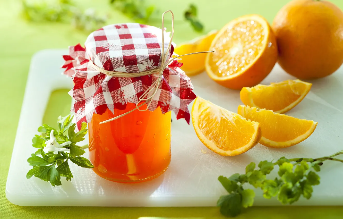 Photo wallpaper orange, Bank, jam