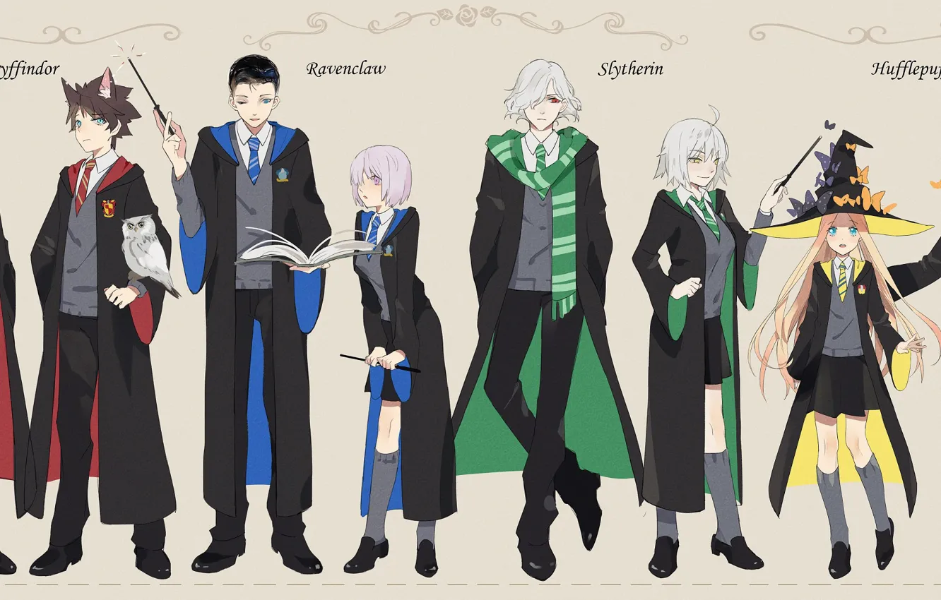 Photo wallpaper background, anime, characters, Fate / Grand Order, The destiny of a great campaign